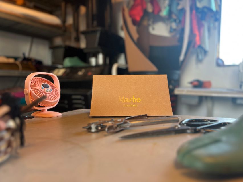 Athens: Make your own Leather Sandals Workshop - Step one: measuring your feet