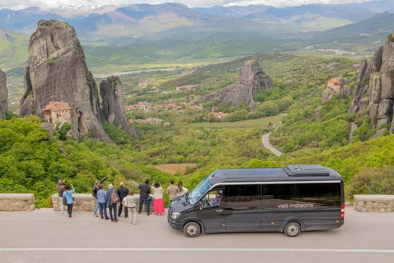Athens: Meteora Monasteries Day Tour with Lunch - The Badovas hermit caves and the first great views