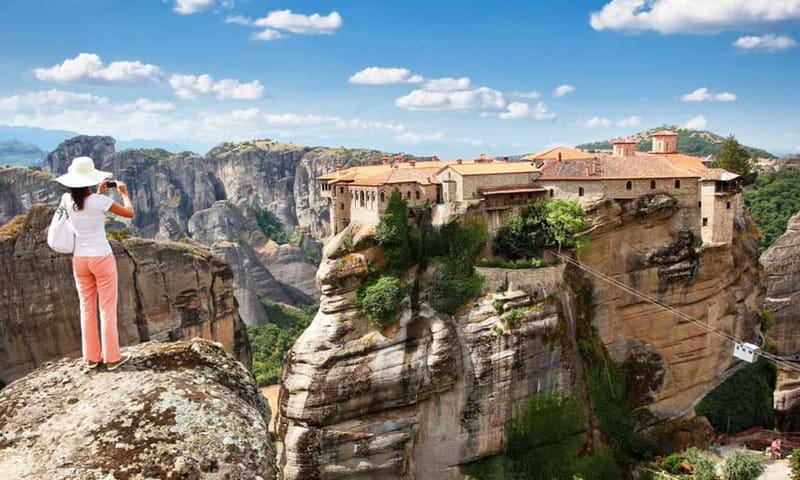 Athens: Meteora Monasteries Day Trip with Caves and Lunch - Two more monasteries and changing views