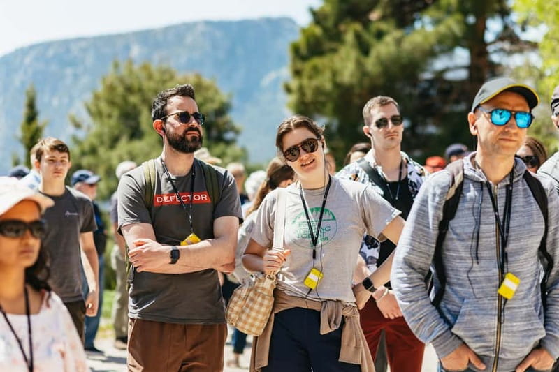 Athens: Mythology of Delphi, Museum and Arachova Guided Tour - Walking through the Delphi archaeological site