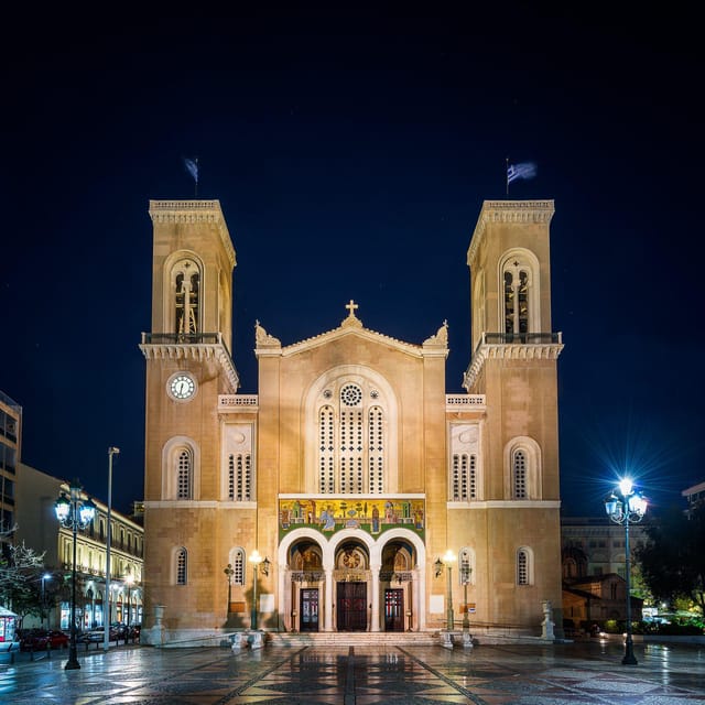 Athens: Night Walking Tour - Mitropoleos Square and Athens’ Orthodox churches