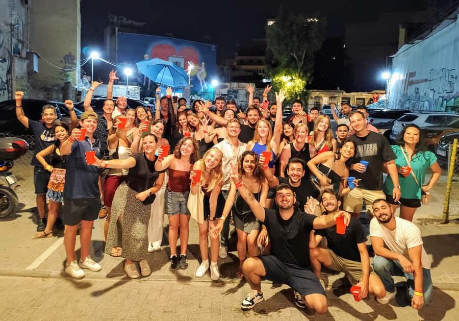 Athens Party Pub Crawl with Unlimited Drinks & Club Access - Moving through Athens nightlife with local hosts