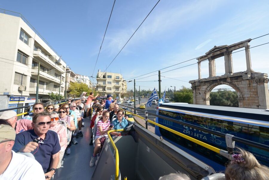 Athens, Piraeus, and Coastline: Blue Hop-On Hop-Off Bus - Four bus lines, one easy Athens plan
