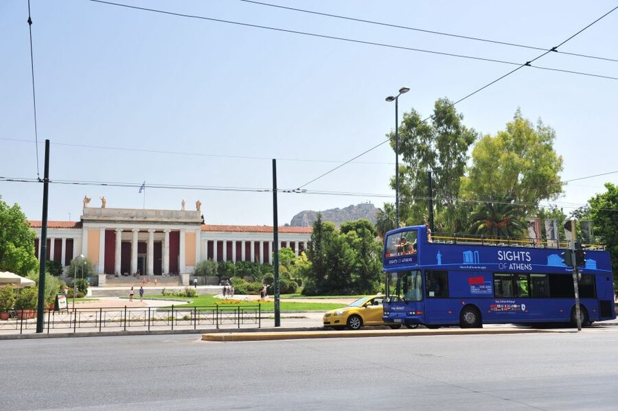 Athens, Piraeus, and Coastline: Blue Hop-On Hop-Off Bus - From Piraeus cruise terminals to the Acropolis
