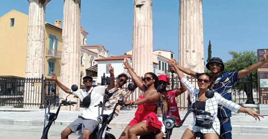 Athens: Premium Guided E-Scooter Tour in Acropolis Area - Kerameikos, Athens’ old cemetery and potters’ quarter