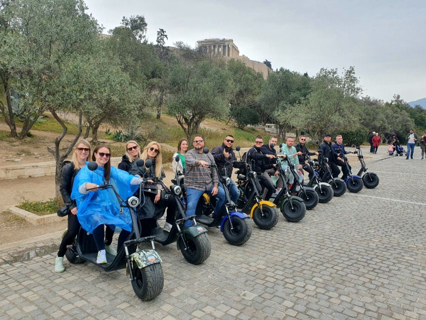 Athens: Premium Guided E-Scooter Tour in Acropolis Area - The National Observatory and the secret panoramic stop