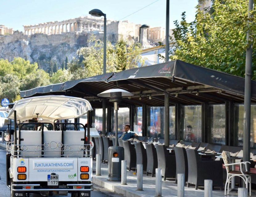 Athens: Private Evening Sightseeing Tour by Electric Tuk-Tuk - Monastiraki and Psiri after dark
