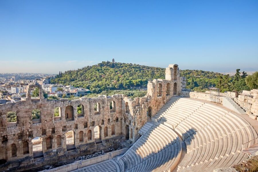 Athens: Private Guided Skip-the-Line Tour of the Acropolis - Ancient theatre below the Acropolis