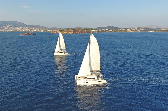 Athens Private Luxury Catamaran Cruise with Traditional Greek Meal and BBQ - A sea day built around the Athens Riviera