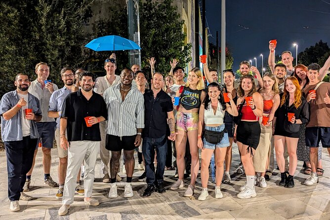 Athens Pub Crawl with 1hr Open Bar & VIP Nightclub Access - Starting at Plateia Thiseos at 10 p.m.