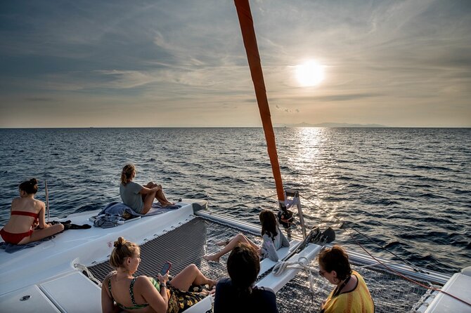 Athens Semi Private Sunset Catamaran Cruise with meal & drinks - Leaving Athens behind at Alimos Marina
