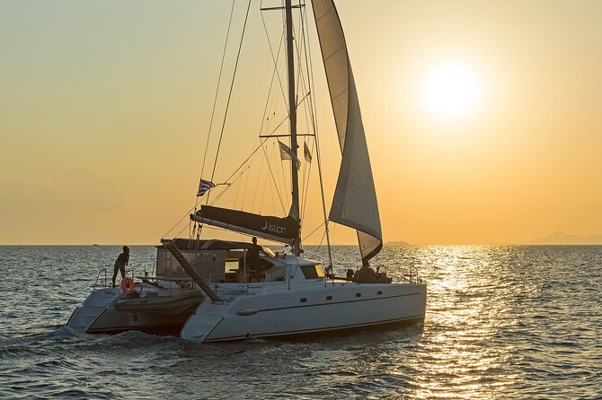 Athens Semi Private Sunset Catamaran Cruise with meal & drinks - What the crew adds to the experience