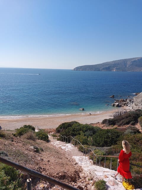 Athens: Sounio Poseidon Temple and Athenian Riviera Day Trip - A quiet beach stop in summer
