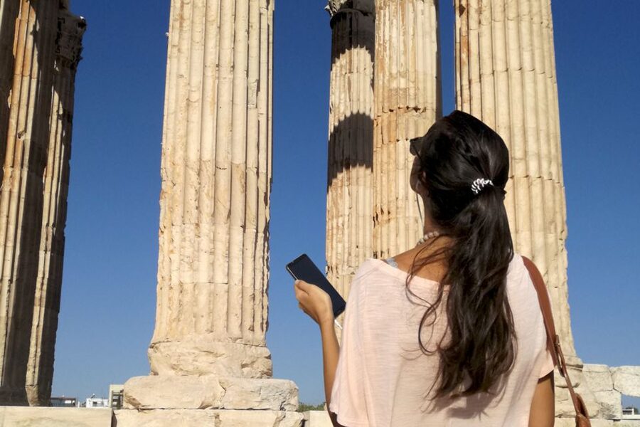 Athens: Temple of Olympian Zeus Ticket and Audio Tour - The temple’s storms, damage, and warnings