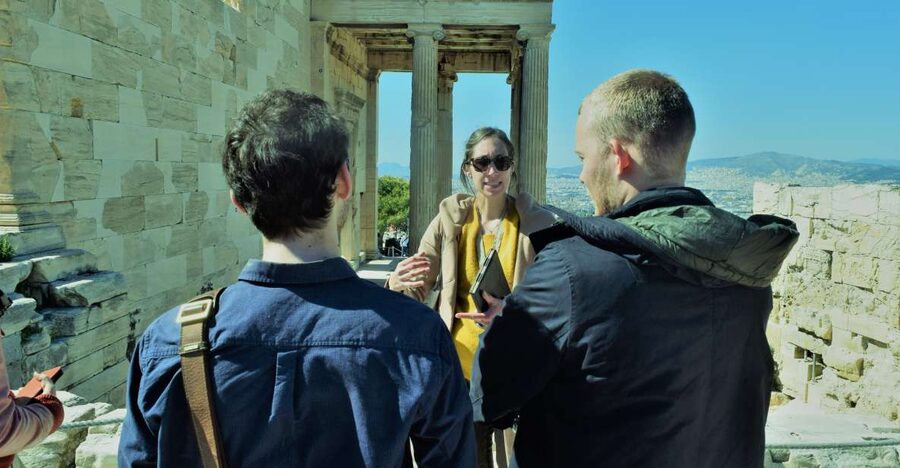 Athens: The Acropolis Guided Walking Tour in German - The Temple of Athena Nike and Erechtheion