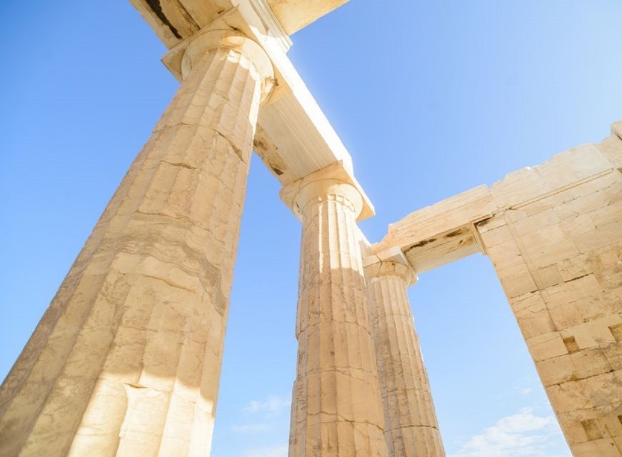 Athens: The Acropolis Walking Group Tour with a French Guide - The Propylaea and Temple of Athena Nike