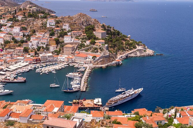 Athens Three-Island Cruise: Hydra, Poros & Aegina w/Lunch Incl - A big ship and a busy deck