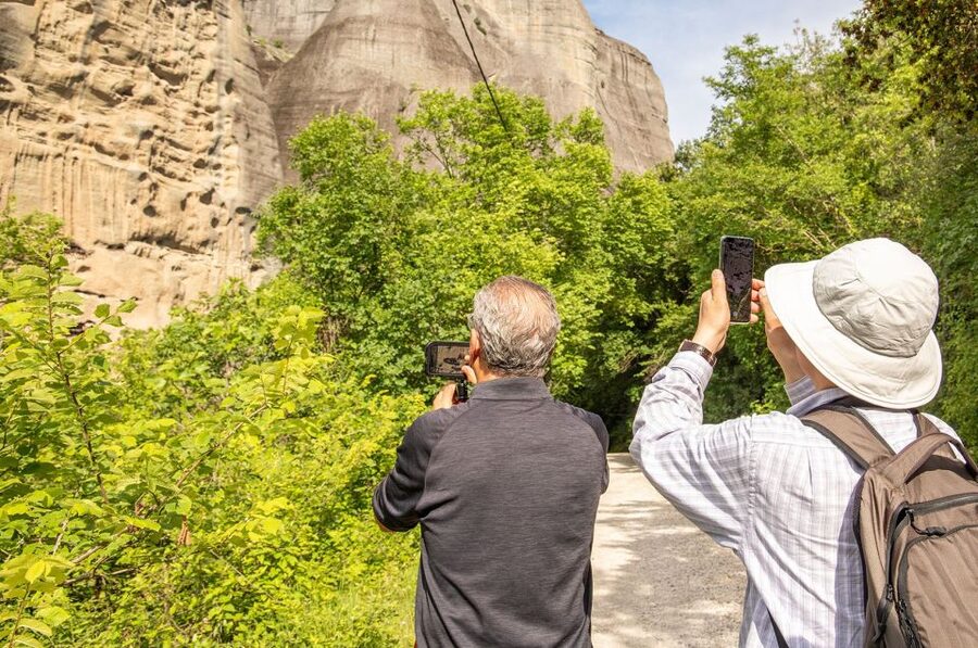 Athens to Meteora: Monasteries & Hidden Caves Bus Tour - Seeing all six monasteries from the road