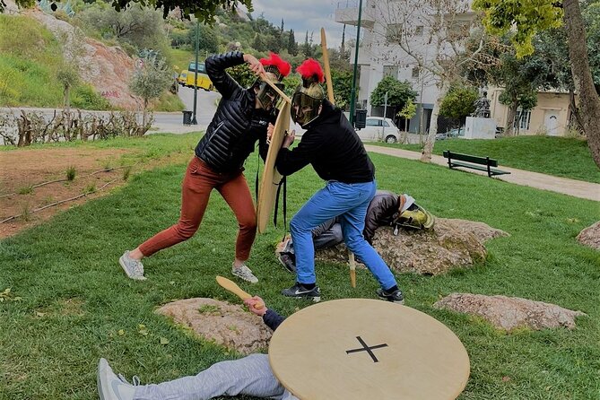 Athens: Unique & Interactive Greek Small Group Warrior Experience - The opening lesson on hoplites and Greek wars