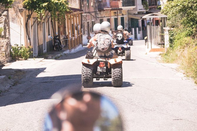 ATV Quad Guided Sightseeing/ Exploring Tour@The Pink Palace Corfu - Paramonas Beach gives the ride a cool-water break