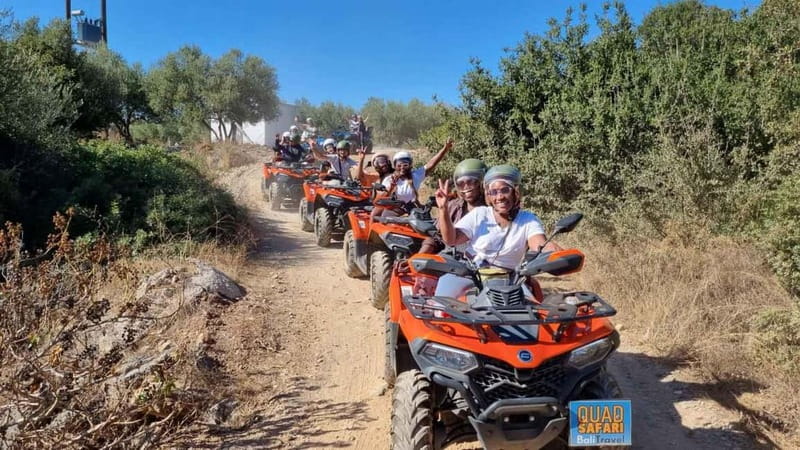 Bali & Panormo Rethymno:Quad Safari & visit Cave 57km 4hours - Riding the dirt tracks