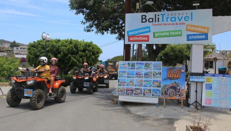 Bali & Panormo Rethymno:Quad Safari & visit Cave 57km 4hours - Village roads and old stone buildings