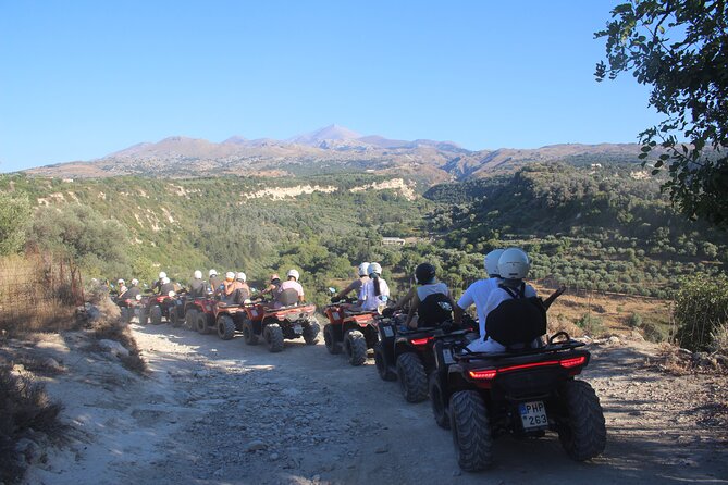 Bali Rethymno Panormo half day quad safari adventure - Route 1 and the hour at Melidoni Cave