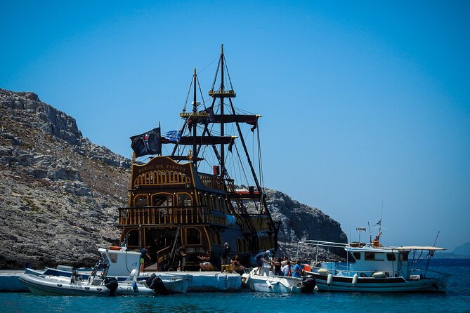 Barco De Pirata Cruise at 3 Islands in Greece - Greek Barbecue on the Upper Deck