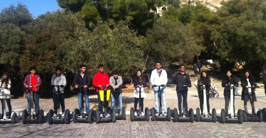 Best of Athens Segway Tour - Learning to ride before Athens gets busy
