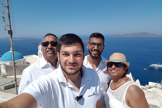 Best of Santorini Customized Private Tour - Firostefani gives you the classic blue-dome view