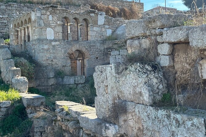 Biblical Ancient Corinth Canal Epidaurus Nafplio Private Tour - Akronafplia and Bourtzi from the waterfront