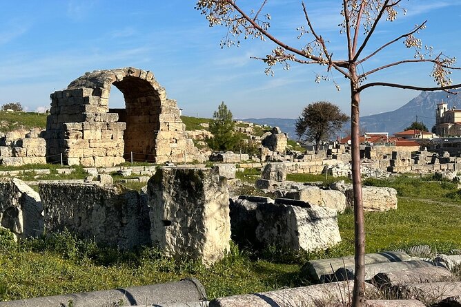 Biblical Corinth Taste Faith & History with wine & Oil Tasting - Artifacts inside the Isthmia museum