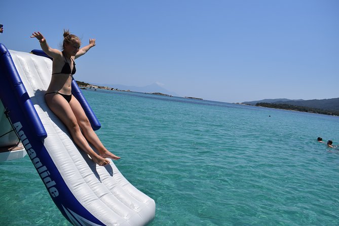 Blue Lagoon-Vourvourou Lunch Cruise from Ouranoupolis - A swimming day built around two beautiful stops