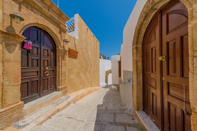 Boat Trip to LINDOS with Swimming Stops at Anthony Quinn's & Tsambika Bays - What the $60.46 price really covers