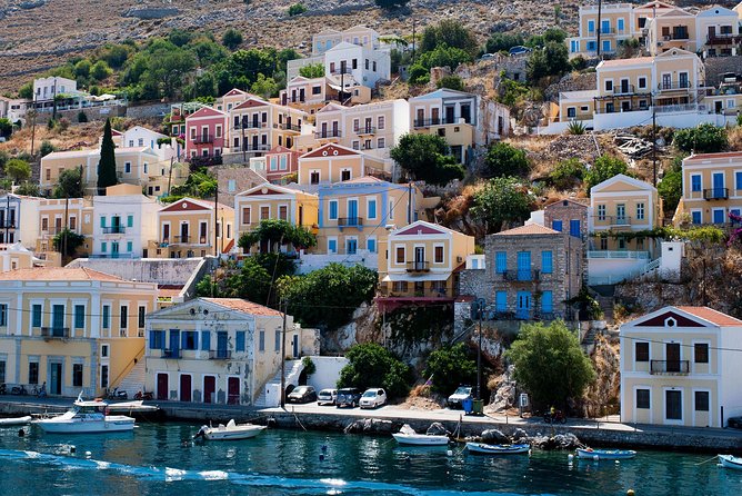 Boat Trip to Symi Island with swimming stop at St George Bay - Leaving Rhodes for St George Bay