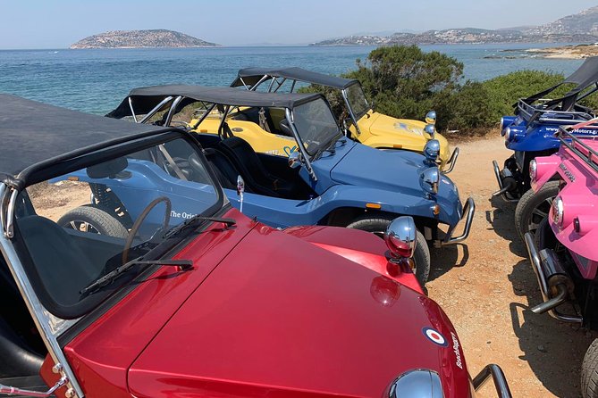Buggy Tour in Ancient Ruins and Temples around Athens-SOUNIO Poseidon Temple - Lake Vouliagmeni: a one-hour pause beside the water