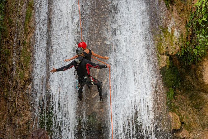 Canyoning Experience in Neda for Beginners - What happens during the four-hour descent