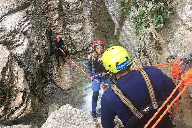 Canyoning trip at Zagori area of Greece - Section A - Rogovo Papigo is the practical starting point