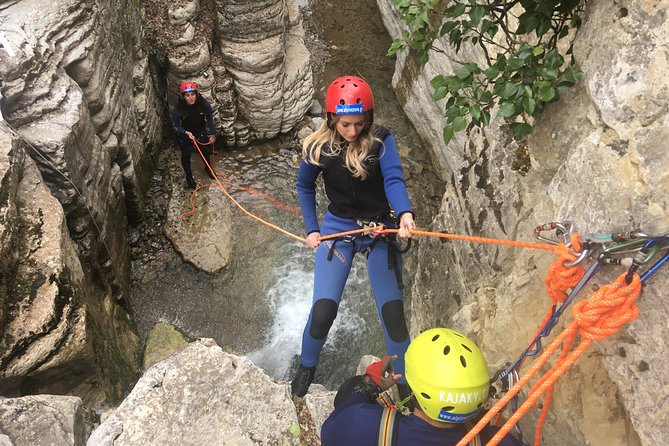 Canyoning trip at Zagori area of Greece - Section A - Five rappels, one jump, and a steady sense of progress