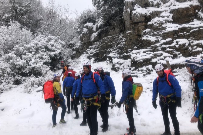 Canyoning trip at Zagori area of Greece - Section A - Water, clothing, and the shoe rule
