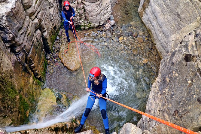Canyoning trip at Zagori area of Greece - Section A - The guide team is the strongest part of the experience