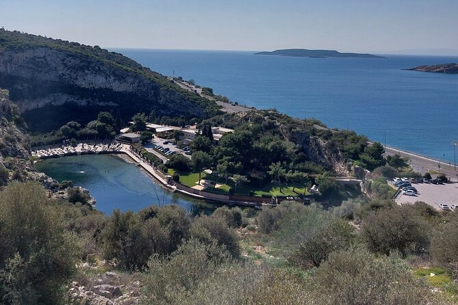 Cape Sounio Temple of Poseidon & Athenian Riviera Tour(+swimming) - A traditional taverna after the temple