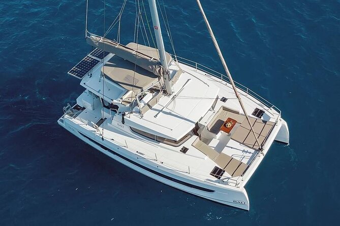 CATAMARAN Kleftiko Poliegos & Round of Milos Lunch with Openbar - Key points about this Milos catamaran cruise