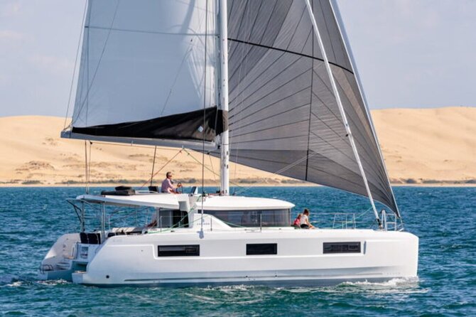 Catamaran Sailing to Dia with Lunch in Heraklion, Crete(EST 2024) - Swimming, snorkeling, and SUP time