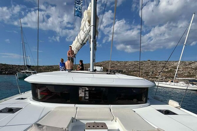 Catamaran Sailing to Dia with Lunch in Heraklion, Crete(EST 2024) - The one-hour trip across the Cretan sea