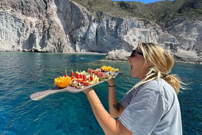 Catamaran Semi Cruise Paros Antiparos includes Food and Drinks - The Blue Lagoon and Panteronisi