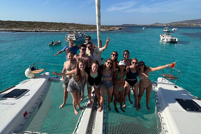 Catamaran Semi Cruise Paros Antiparos includes Food and Drinks - What the crew adds to the day