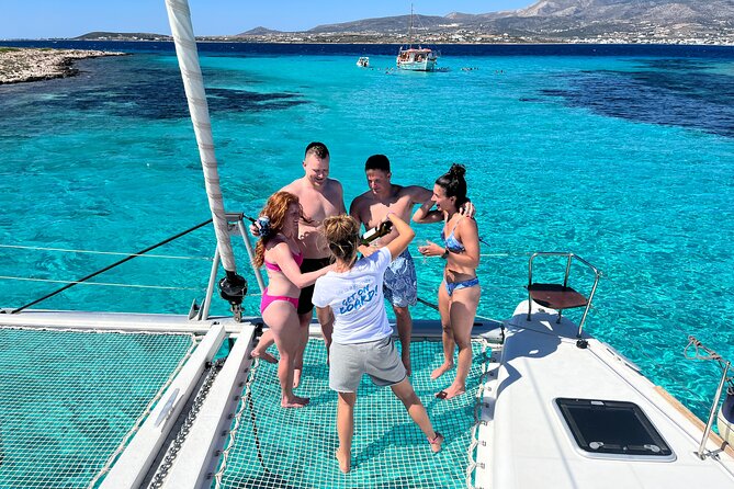 Catamaran Semi Cruise Paros Antiparos includes Food and Drinks - Leaving Parikia at 10:00 a.m.