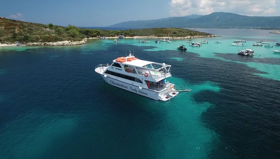 Chalkidiki: Blue Lagoon & Ammouliani Island Cruise & Lunch - The Diaporos and Blue Lagoon swimming stop