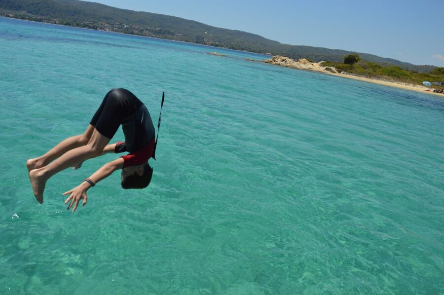 Chalkidiki: Blue Lagoon & Ammouliani Island Cruise & Lunch - A Greek BBQ lunch on the boat